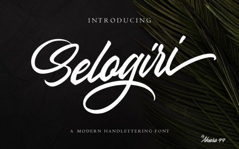 Selogiri Font