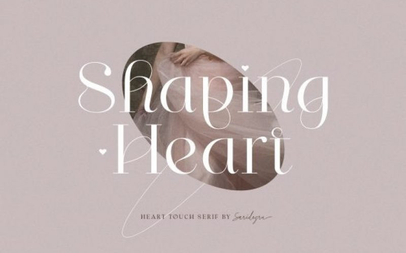 Shaping Heart Font