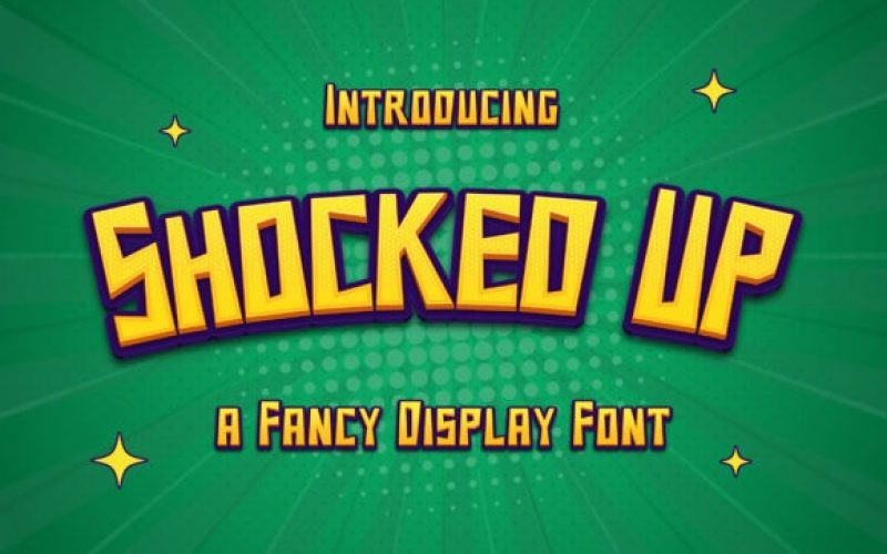 Shocked Up Font