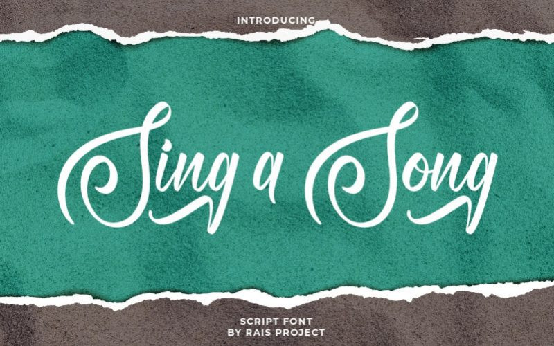 Sing A Song Font