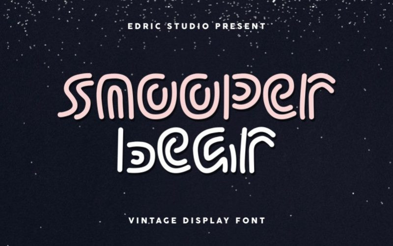 Snooper Bear Font