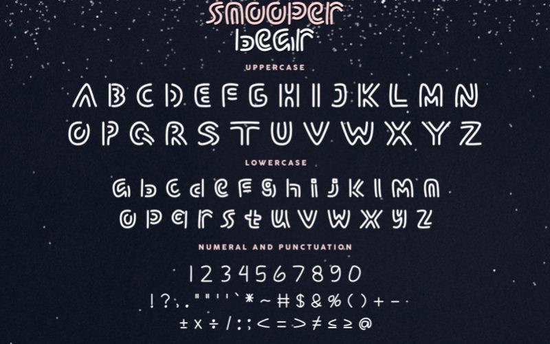 Snooper Bear Font