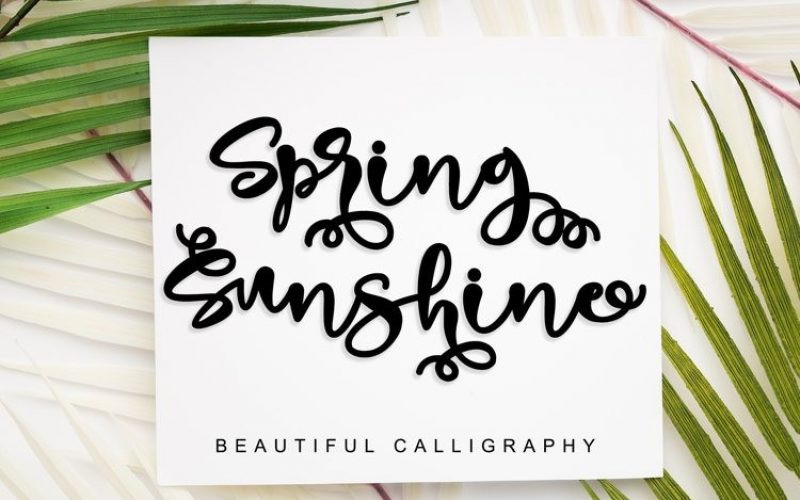 Spring Sunshine Font