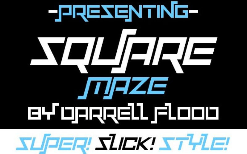 Squaremaze Font