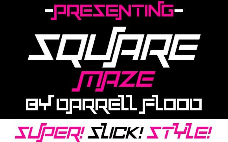 Squaremaze Font