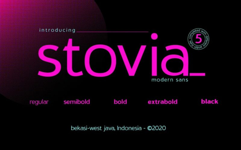 Stovia Font