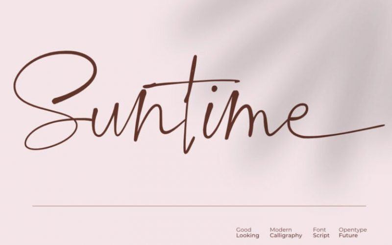 Suntime Font