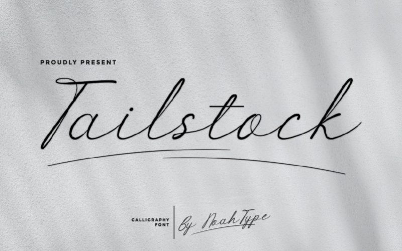 Tailstock Font