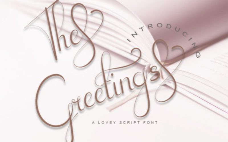 The Greetings Font