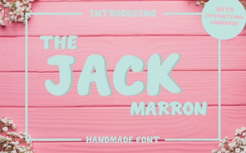 THE JACK MARRON Font