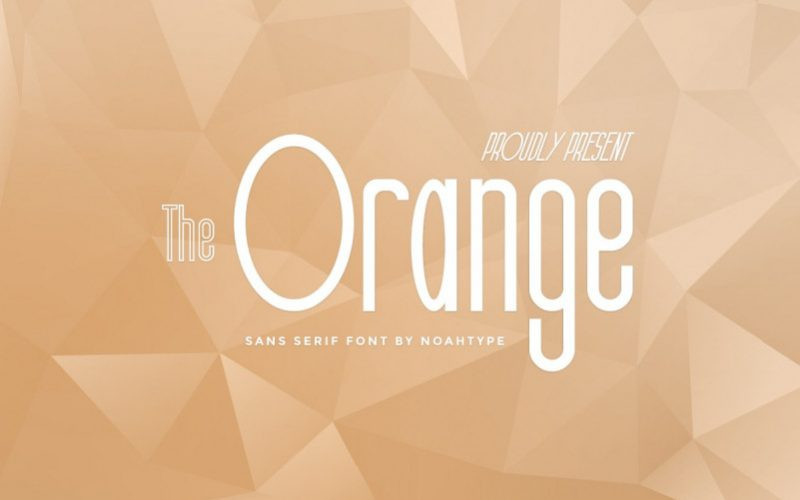 The Orange Font