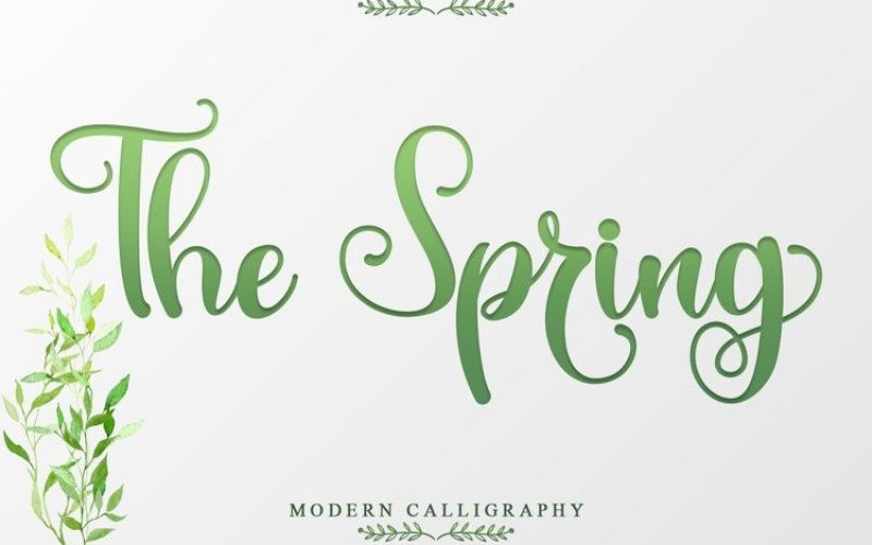 The Spring Font