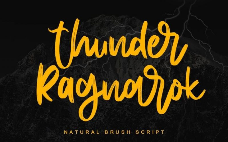Thunder Ragnarok Font