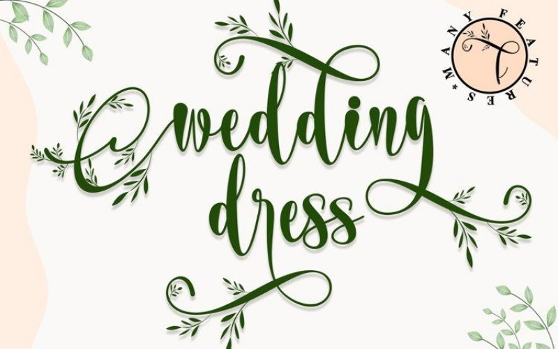 Wedding Dress Font