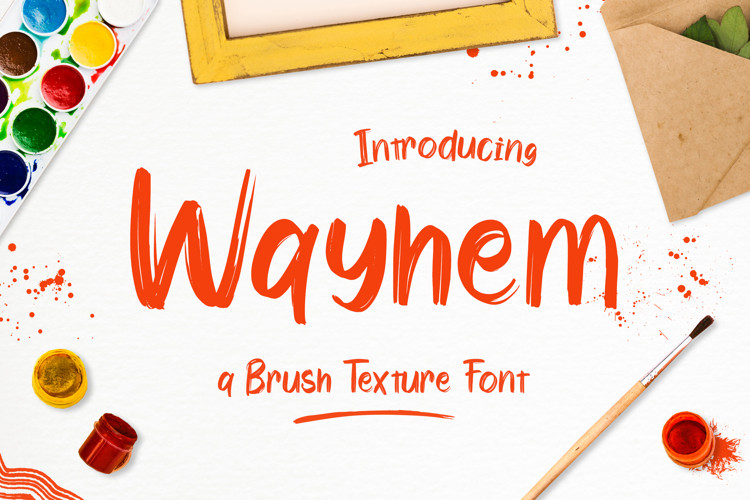 Wayhem Brush Font