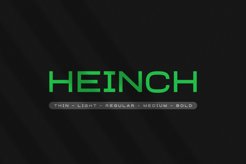 Heinch Medium Sans Serif Font