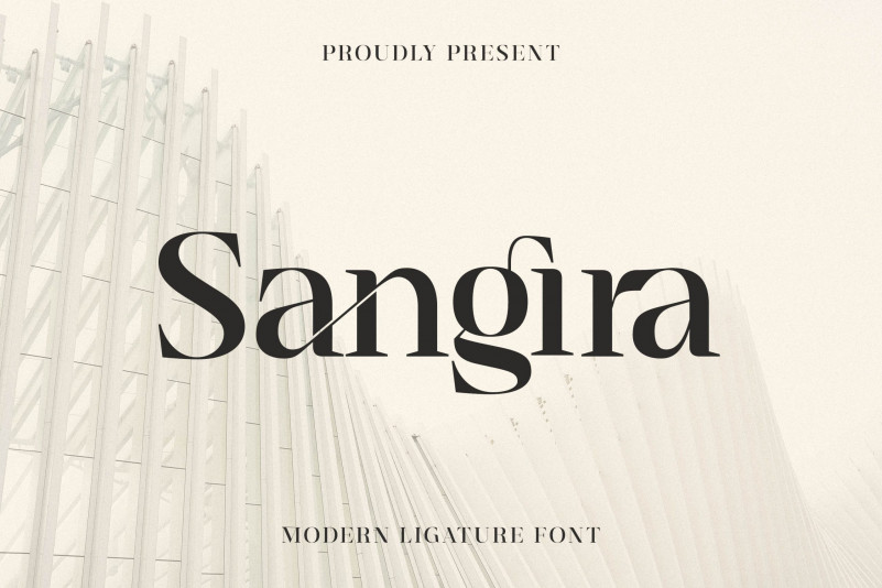 Sangira Serif Font