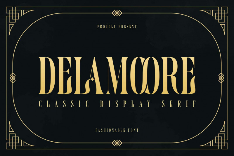 Delamoore Serif Font