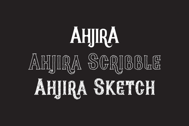 Ahjira Display Font