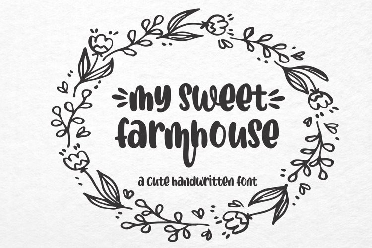 My Sweet Farmhouse Script Font