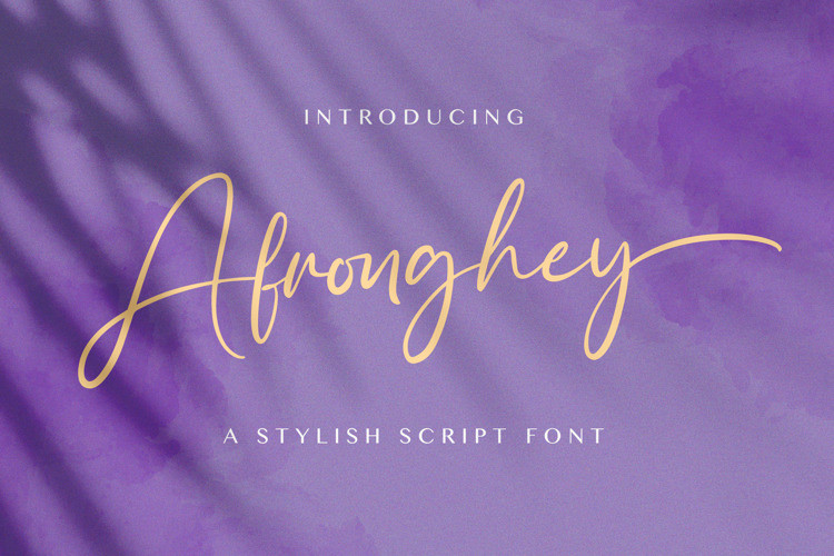 Afronghey Font