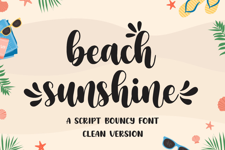 Beach Sunshine Script Font