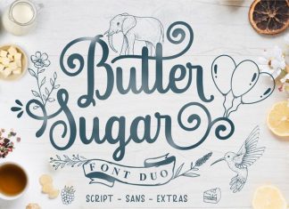 Butter Sugar Calligraphy Font