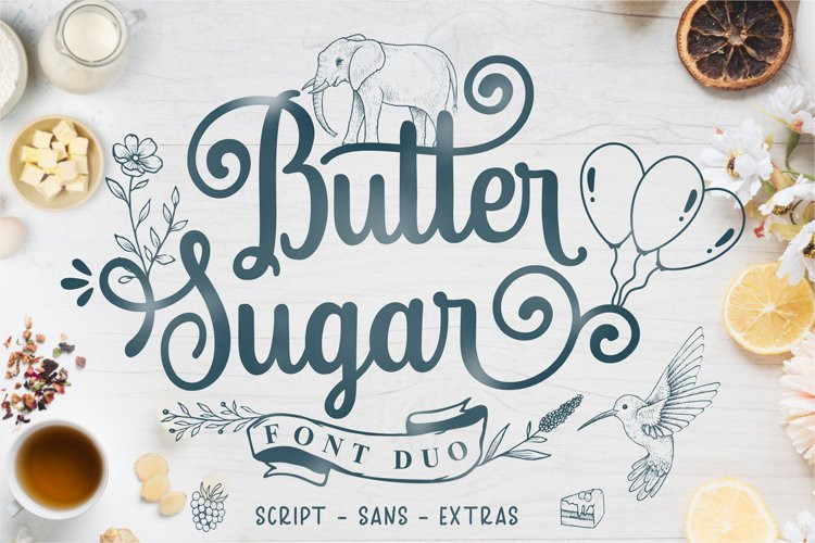 Butter Sugar Calligraphy Font