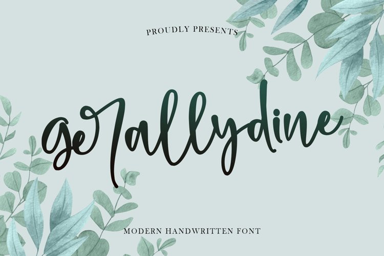 Gerallydine Script Font