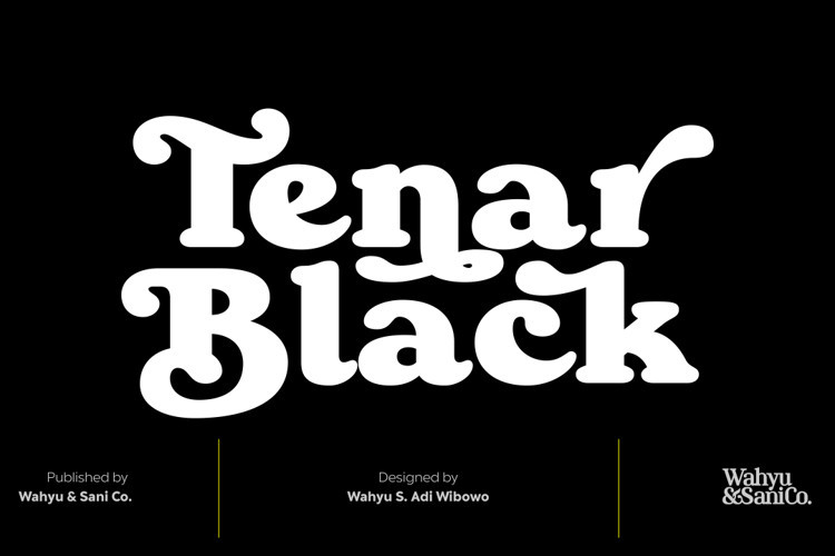 Tenar Black Font