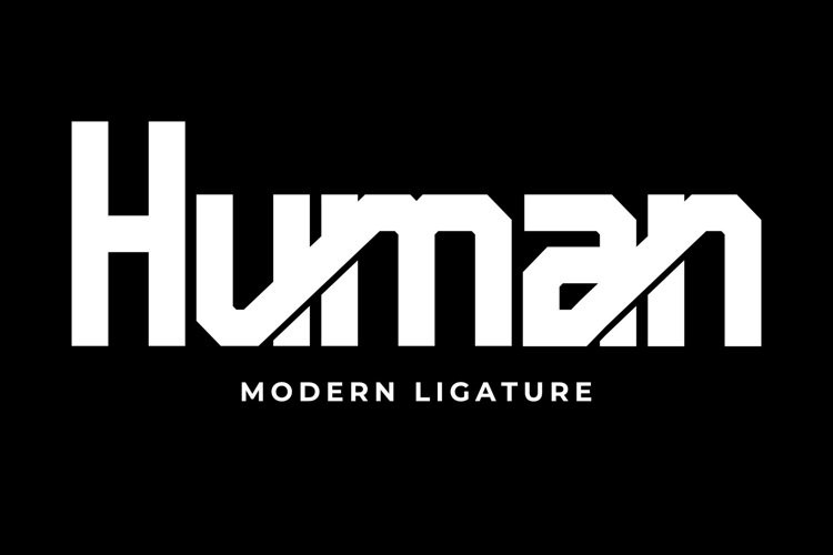 Human Display Font