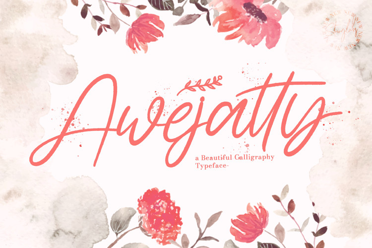 Awejatty Font