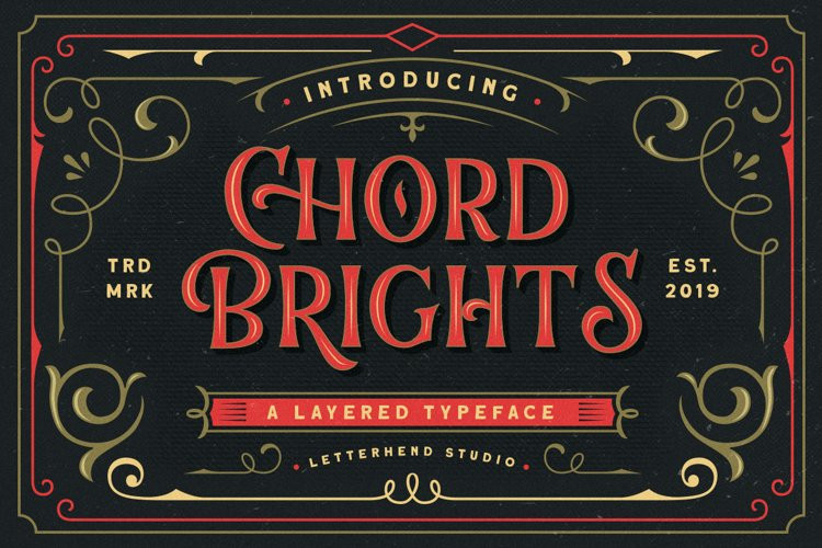 Chord Brights Display Font