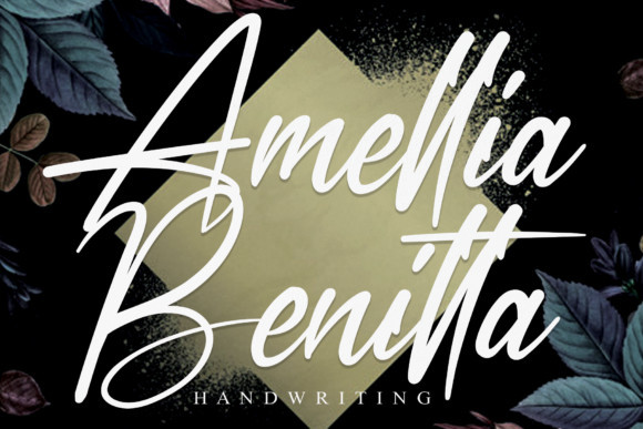 Amellia Benitta Script Font