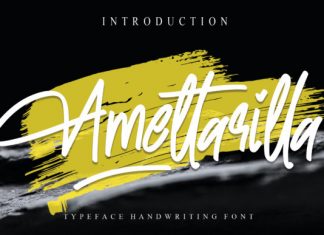 Amettarilla Script Font