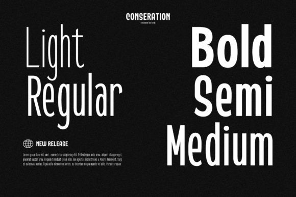 Conseration Sans Serif Font