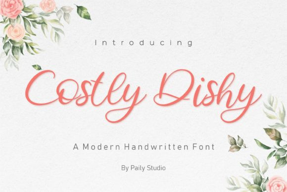 Costly Dishy Script Font