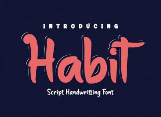 Habit Display Font