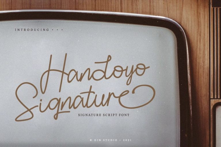 Handoyo Signature Script Font