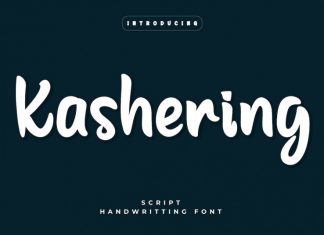 Kashering Display Font
