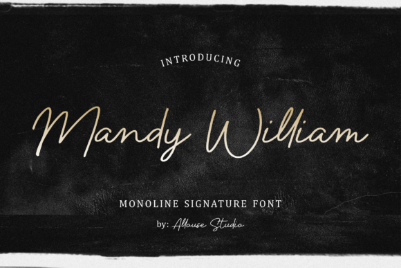 Mandy William Handwritten Font