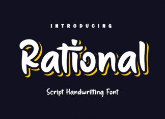 Rational Display Font