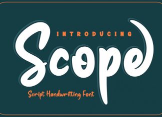 Scope Display Font
