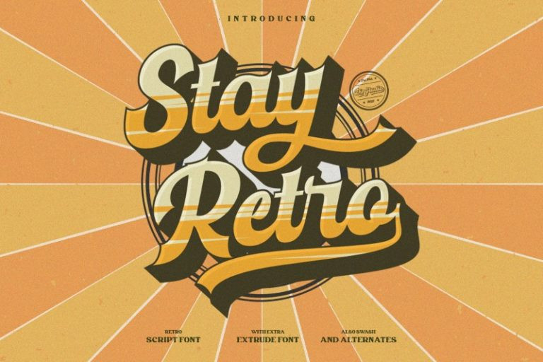 Stay Retro Script Font