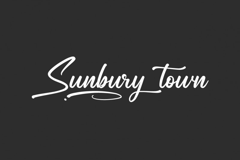 Sunbury Town Script Font