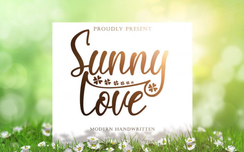 Sunny Love Script Font