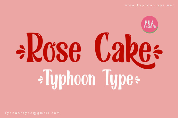 Rose Cake Script Font