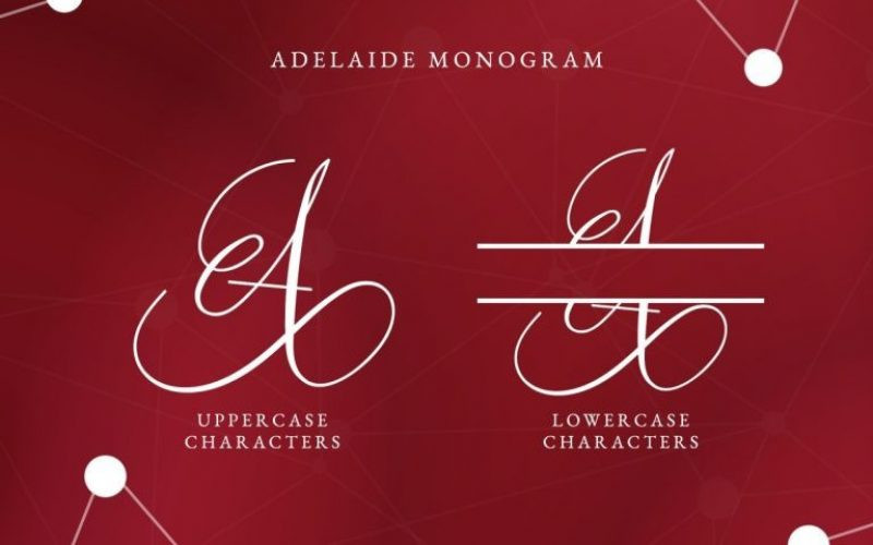 Adelaide Calligraphy Font