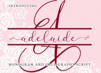 Adelaide Calligraphy Font