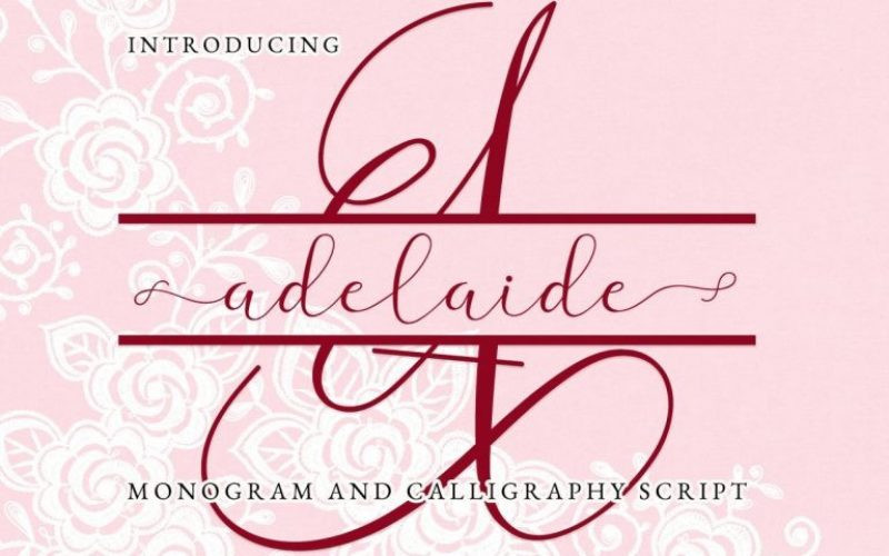 Adelaide Calligraphy Font